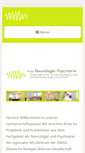 Mobile Screenshot of neuropsych-praxis.de